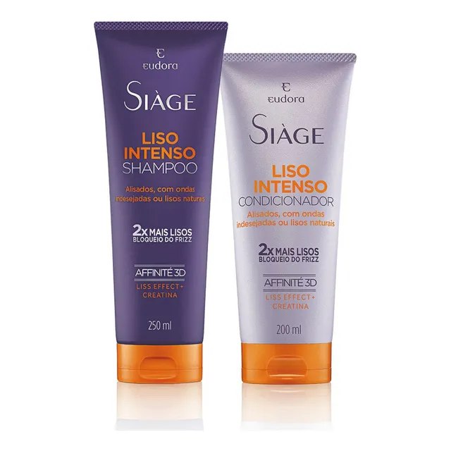 Eudora Siage Liso Intenso Shampoo + Condicionador