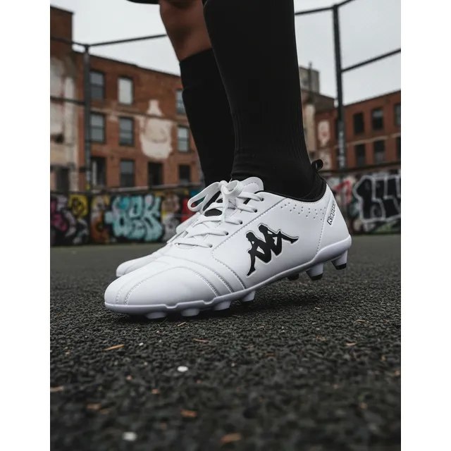 Chuteira Kappa Milan 2 Campo Masculino Branco-preto 44 Br