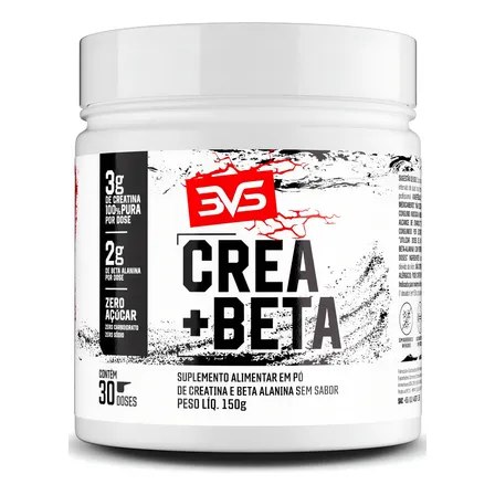 Creatina + Beta Alanina - Fórmula Avançada Para Treinos De Alta Intensidade Com Zero Carboidrato - 150g Sem Sabor