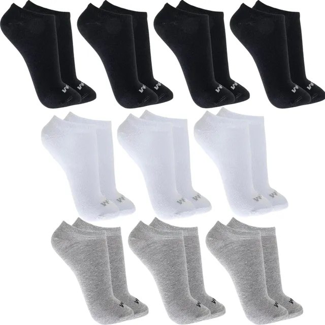 Kit 10 Pares Meias Mash Invisível Esportiva Algodão Original