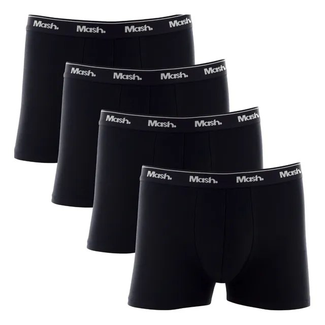 Kit 4 Cuecas Boxer Box Mash Algodão Cotton Original
