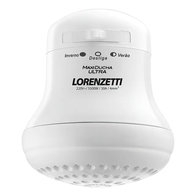 Lorenzetti Maxi Ducha Ultra Branco 5500w 220v 5.5 Kw